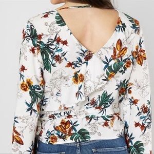 NWT Buckle Gimmicks Wrap Blouse